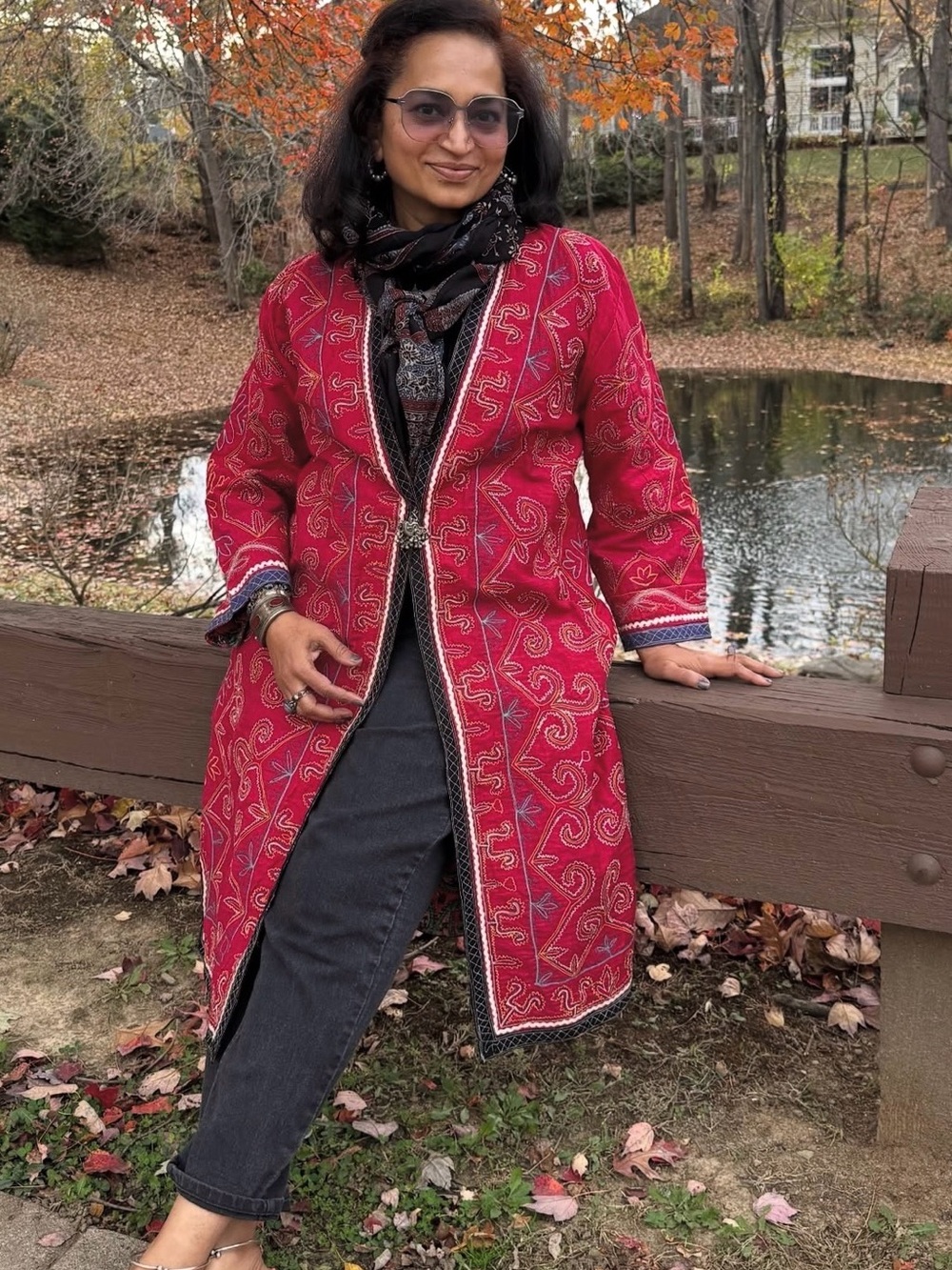 Vintage Embroidered Boho Jacket Coat